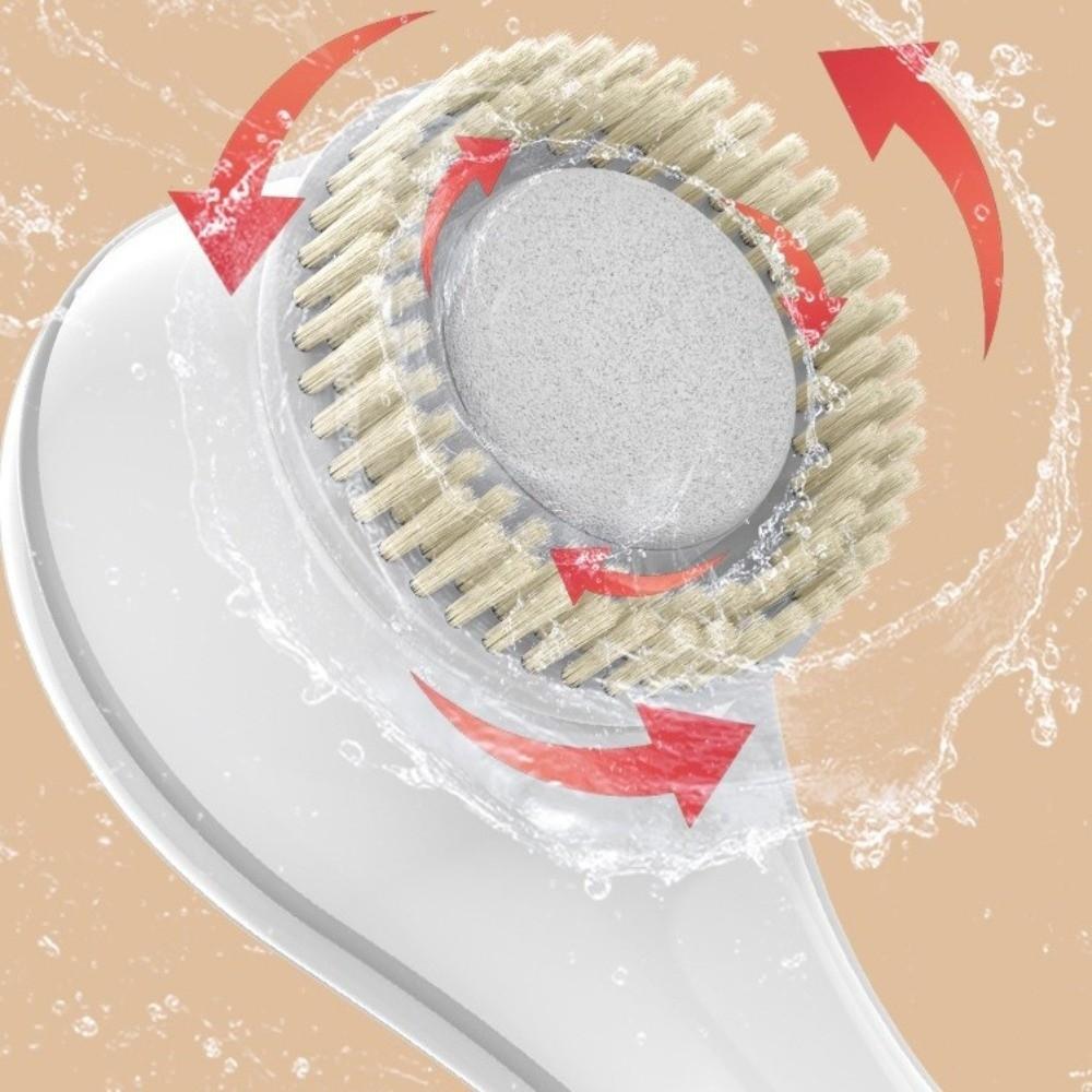 Waterproof Back Scrub Long Handle Electric Shower Brush Electric Bath Brush  Skin Cleanser