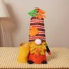 Dwarf Plush Doll Thanksgiving Decoration Handmade Dwarf Figure Doll Autumn Decoration For Home Party Table Centerpieces