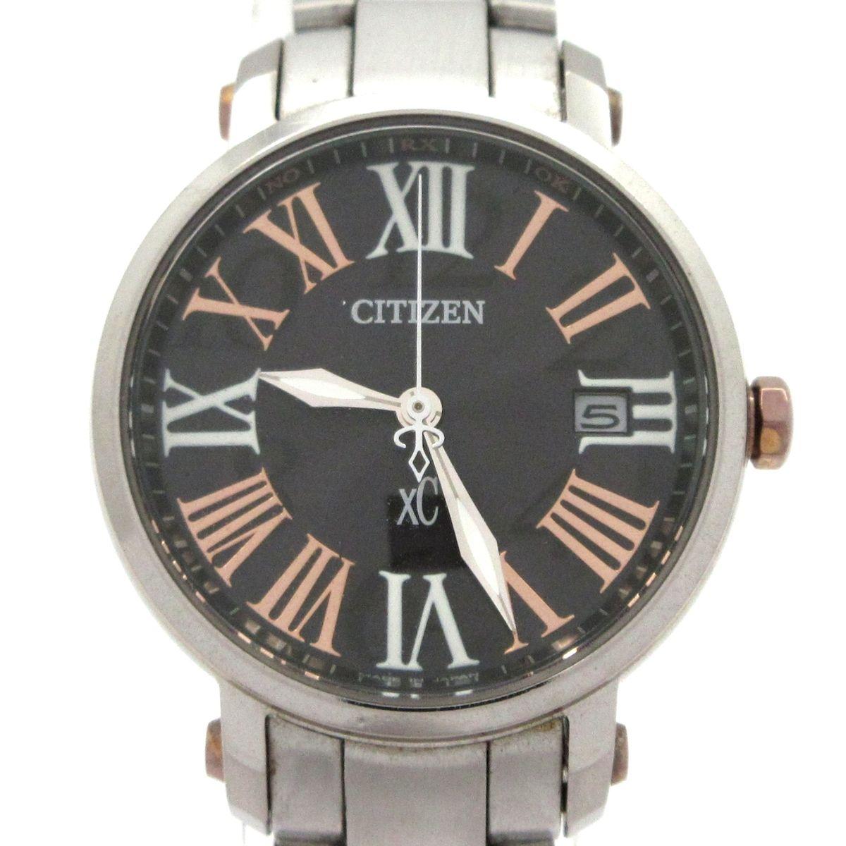 Used CITIZEN Watch XC H010--T014194 Women s Eco Drive/5BAR Black