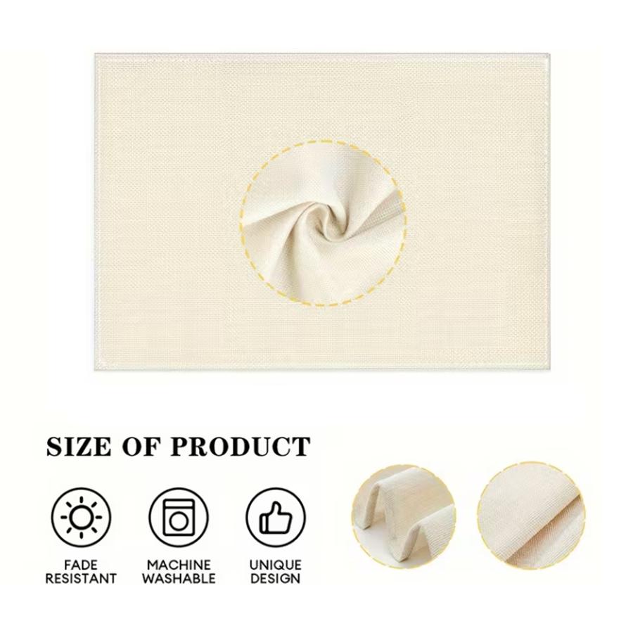 4Pcs, Beach Shell Placemats, the Best Placemats, Washable, Suitable for Holiday Parties, Home Decor