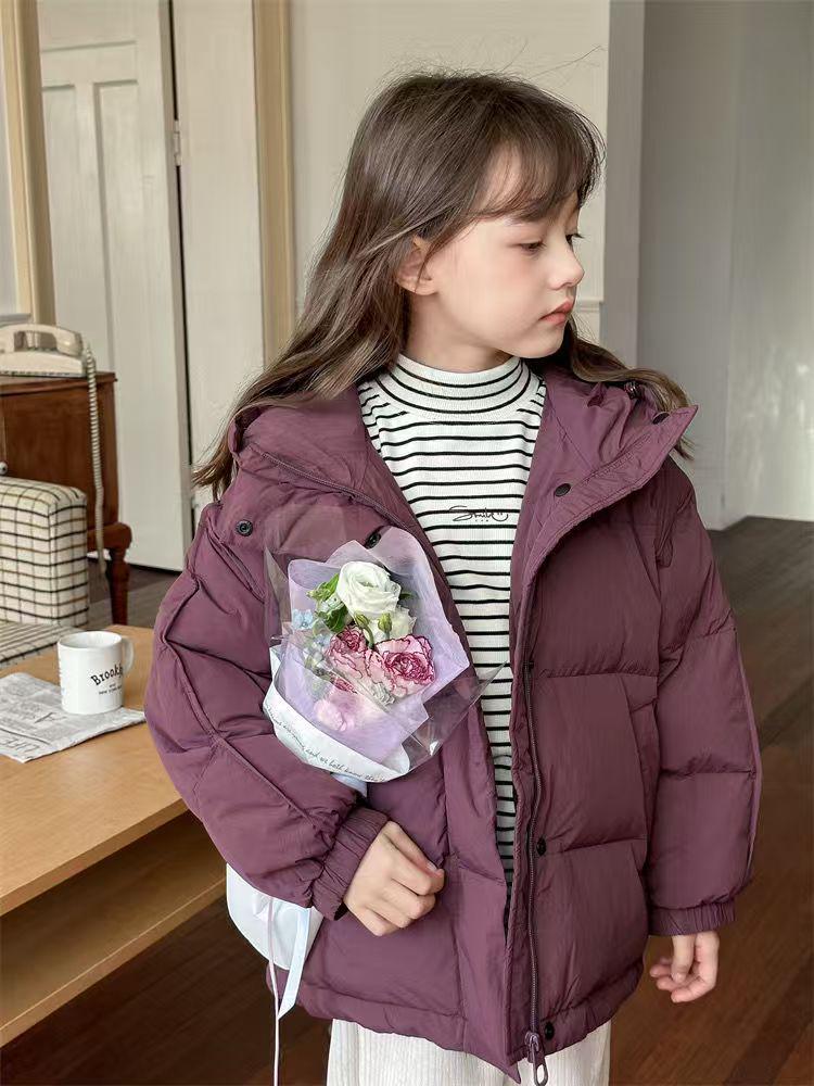 2025 New Kids' Thick Warm Down Jacket - Korean Style for Boys and Girls