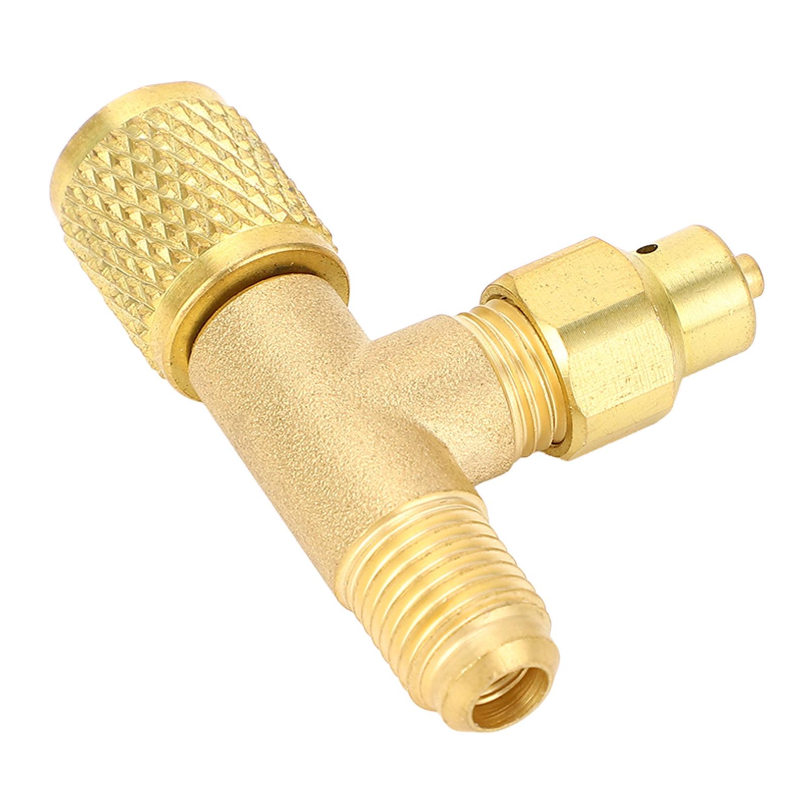 

Инструменты для ремонта линий кондиционирования воздуха Заправочный клапан хладагента Выпускной клапан 1 4 SAE 7 16 20 UNF для R22 R12 Воздух