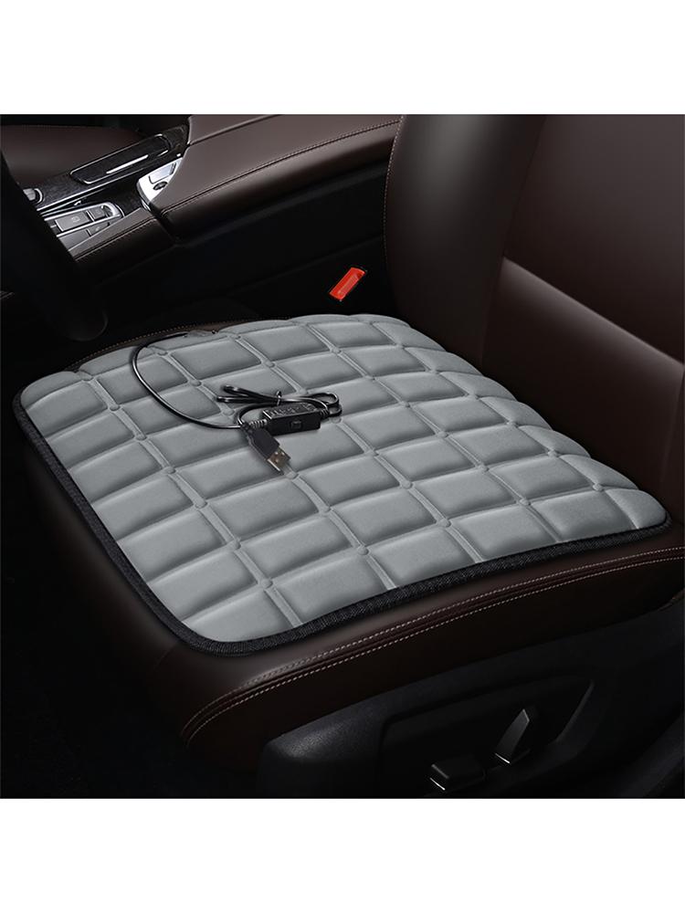 Non Slip Car Heating Cushion USB 5V Heating Electric Car Seat Cushion Comfortable Scratch Resistant for Automobile Home Office