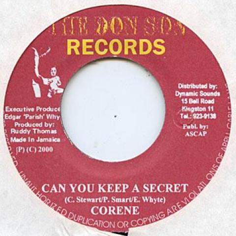 7inch Record CORENE - Can You Keep A Secret / Version Don Son 2000 Jamaica Reggae, Ska & Dub