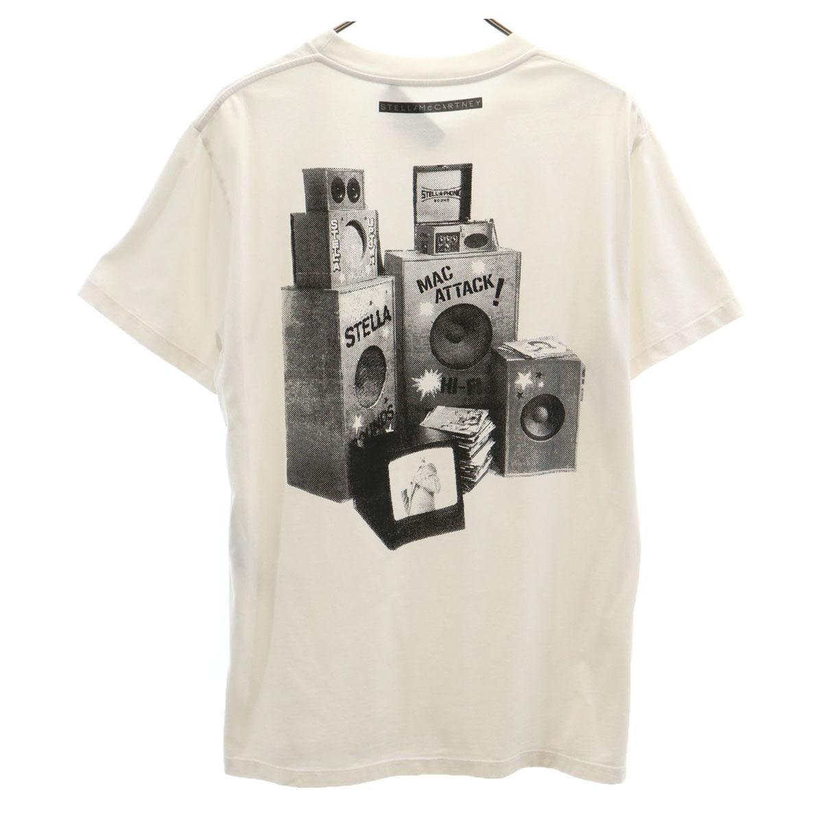 

Stella McCartney made in Italy Back print Short sleeve T-shirt L white Women Used