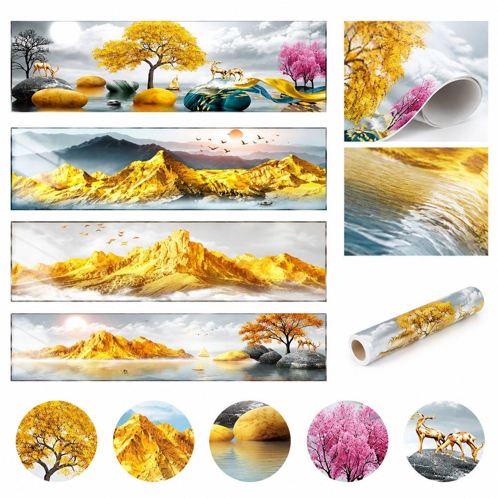 Long Horizontal Format Bedroom Wall Stickers for Bedroom Living Room Bedside Background Wall
