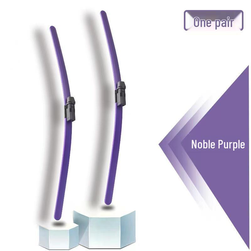 Colorful, Universal, Bone-Free Front Wiper Blade with Rubber Strip for Car Windshields