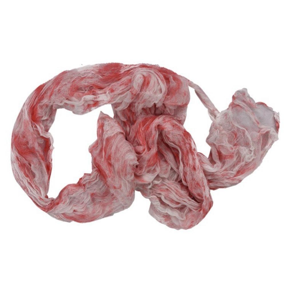 

Хэллоуин с кровавой тканью, висящей на ладони, кровавая ткань, бар, дом с привидениями, секретная комната, пугающая атмосфера, место для декорирования, реквизит 2.15m белый