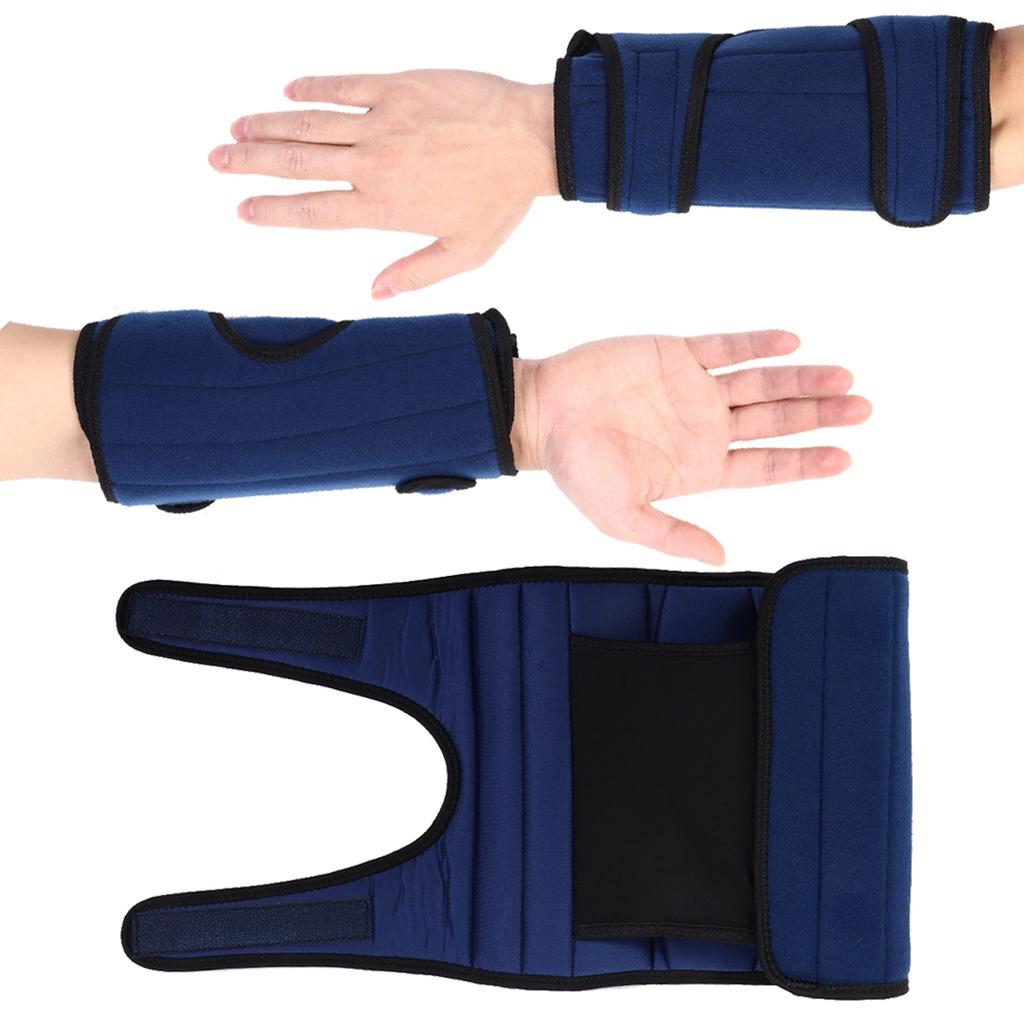 Arm Brace Fixing Support Elbow Pad Breathable Fracture Recovery Arm Splint StabilizerBlue