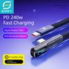 240W USB C to USB C Elbow Phone Cable Digital Display PD Fast Charging Type C Cords for iPhone Samsung for iPad Tablet 1.8m