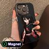 Akame Kurome Translucent MagSafe Mobile Phone Case for iPhone 17 16 15 14 13 12 11 Air Pro Max Plus Colorful Cover