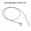 20pcs Adjustable Length Necklace String Rope 2mm Diameter DIY Necklace Rope  For Jewelry Making