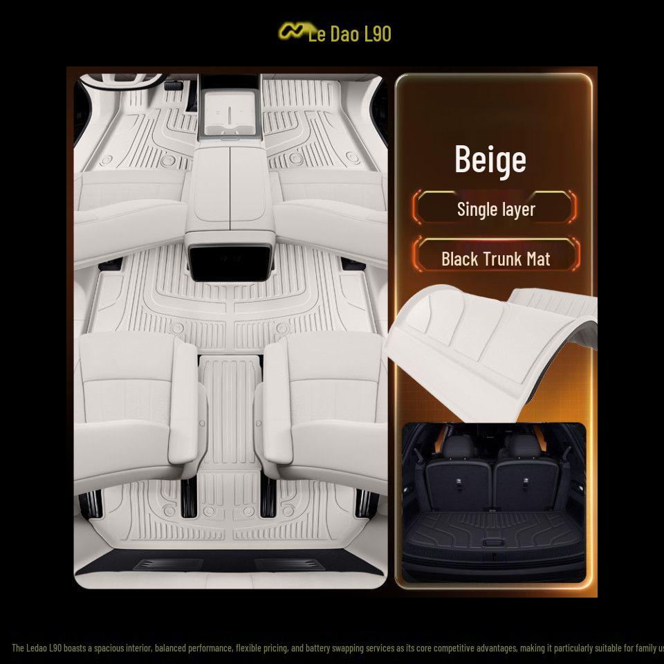 Compatible with L90: TPE Car Floor Mats & Accessories for 25 Models