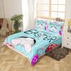 Easter Themed Duvet Cover Cute Rabbit Bedding Set Easter Egg Three-Piece Set