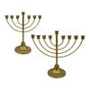 Hanukkah Candelabra Candle Holders Multi Branch Metal Menorah Elegant Jewish Candle Stand for Festives Decorations