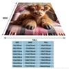 Flannel Throw Blanket Highland Mini Cow HD Digital Print,suitable for sofas,beds,offices,travel,camping chairs,warm blanket Gift