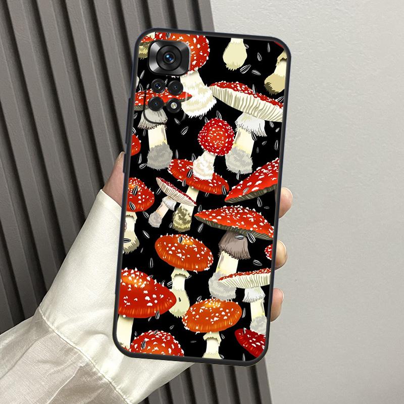 Mushroom Forest Case For Xiaomi Redmi Note 10 Pro Note 11 8 9 12 Pro 11S 10S 8T Redmi 10C 12C 9C 9T Cover