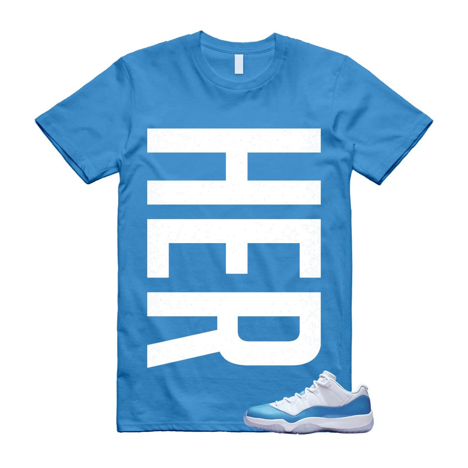11 UNC University Blue White Low 2026 Футболка в тон HER VERT XL