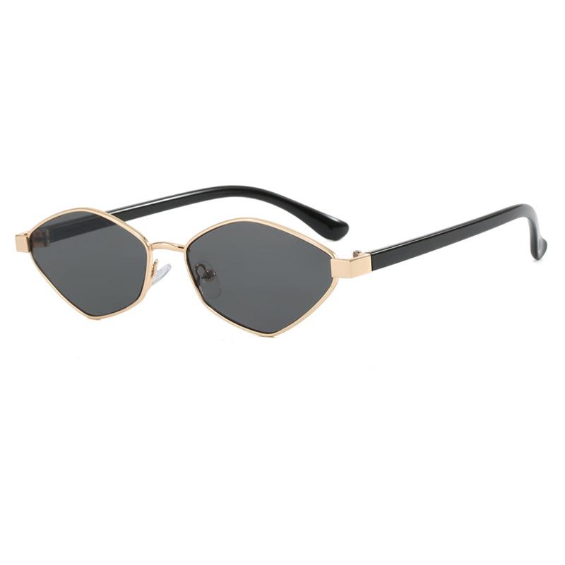 2024 High-End Small Frame Rhombus Cat Eye Polygon Sunglasses