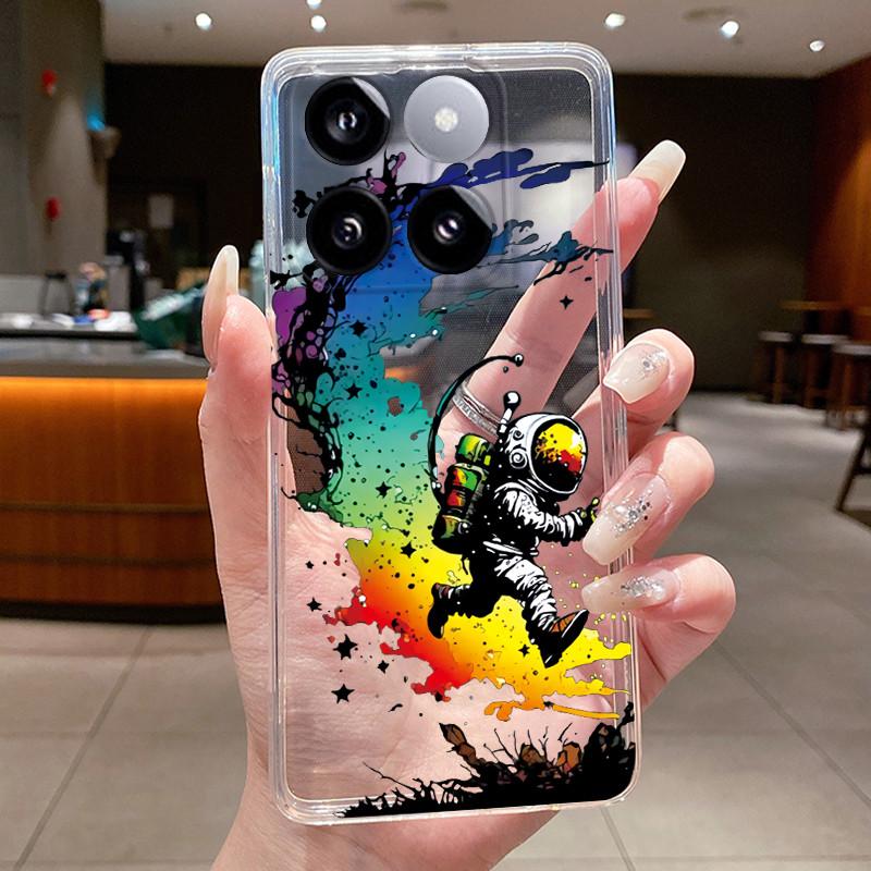 For Xiaomi 14T / Xiaomi 14T Pro Case Clear Luxury Fashion Butterfly Flower Soft TPU Silicone Casing Cover Transparent Phone Case