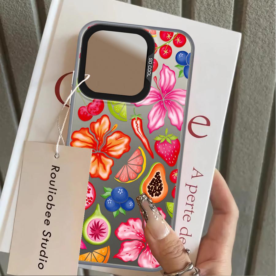 Case for Xiaomi Redmi K60 9T Note 9 10 A5 10C 9C 14C A1 A2 Plus 12C 13C Back Phone Cover Fruit Pattern