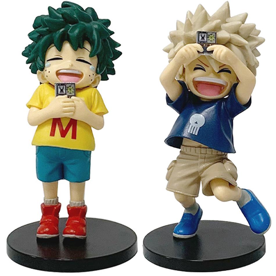 New Arrival | In Stock Gift | My Hero Academia Childhood Izuku Midoriya / Childhood Katsuki Bakugo Figure Model Decoration Toy