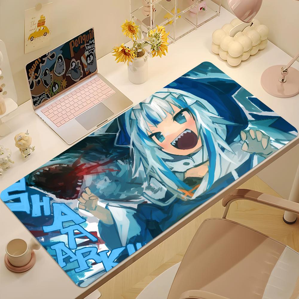 Hololive Gawr Gura Singer Erotic Bust Mouse Pad Nonslip Thickened MousePad Student Gaming Cushion Large Writing Lockedge Office