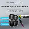 2Pcs Tennis Topspin Whistle Tennis Training Stroke Swing Auxiliary Equipment Hitting Practice Aid Spin Control Trainer for Beginners