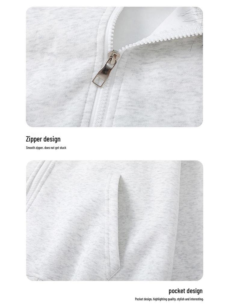 2025 Premium Retro Fur Collar Hoodie Cardigan Jacket for Men & Women - Autumn Trendy Couple Wear