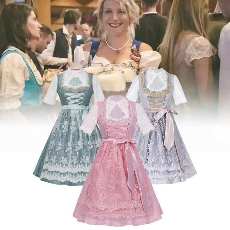 Oktoberfest Cosplay Women Dresses Slip Skirt Festival Stage Clothing Performance