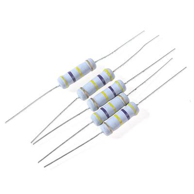 150-teiliges 2-W-Kohleschichtwiderstands-Kit, 30 Werte * 5 Stück 0,1 R-750R 1 K-820 K Ohm Resistencias Electronica-Sortiment DIY-Kit-Paket Hohe Qualität
