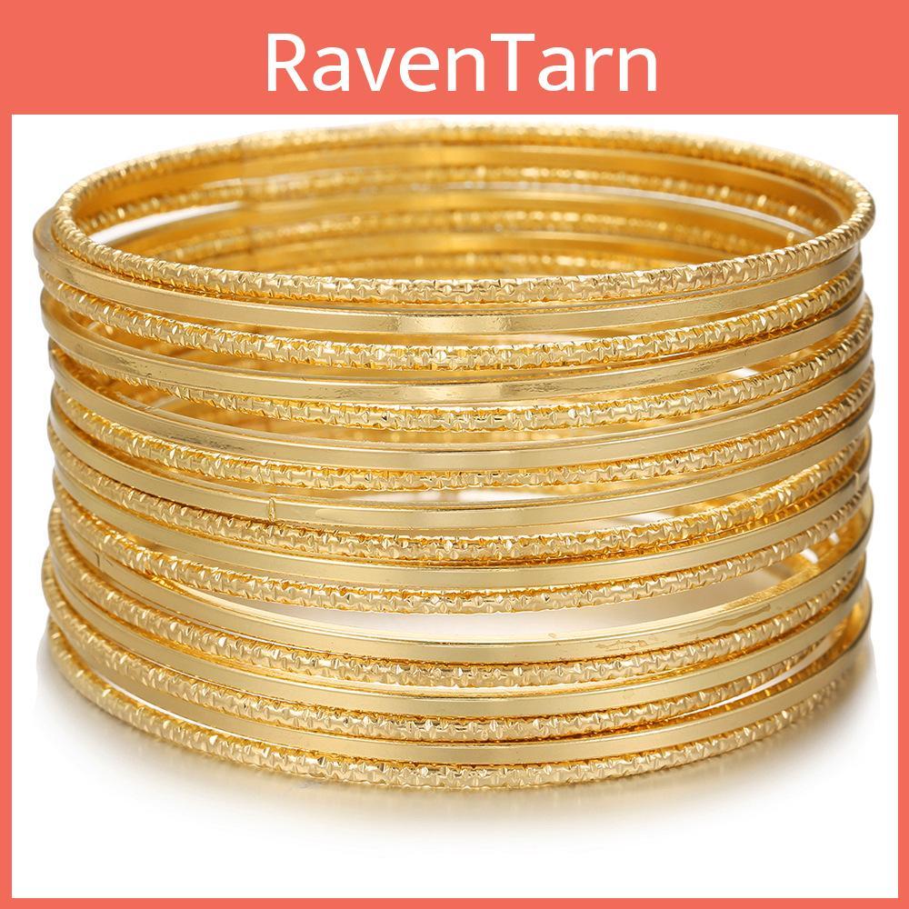 European Style Metal Bangle Set With Geometric Design For Womens Fashion Accessories