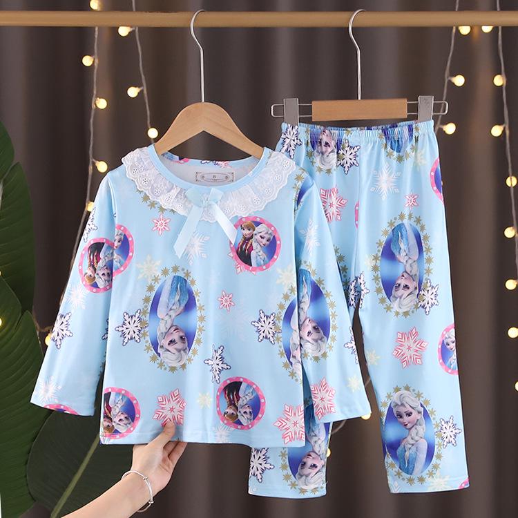 Girls' My Melody Princess Pajama Set - Long Sleeve, Cartoon Design for Spring and Autumn