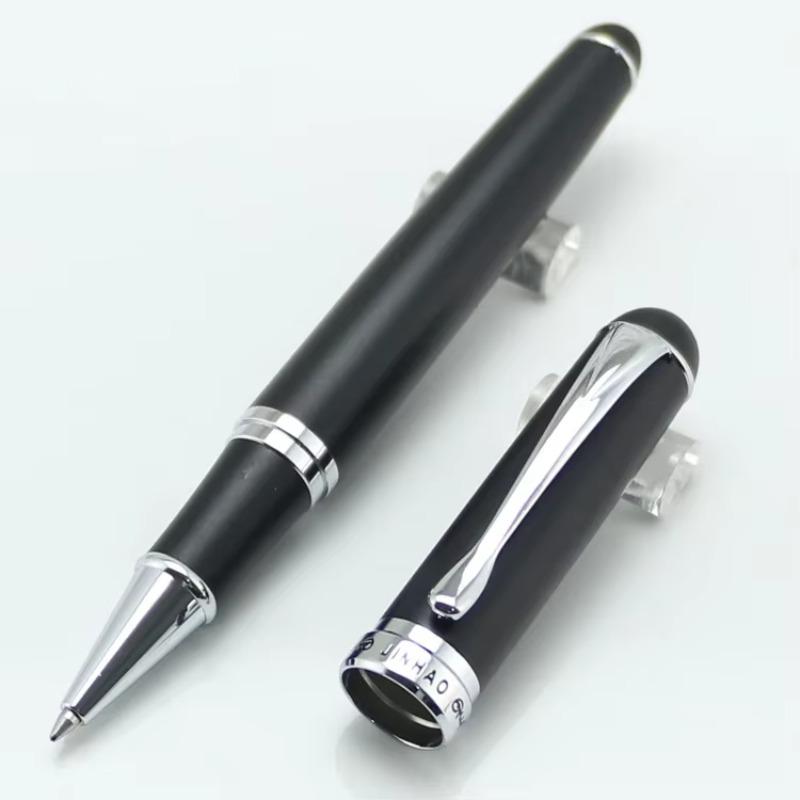 JINHAO 750 Розовое золото 15 цветов Ручка-роллер Черные/Синие чернила Роскошные письменные подарки Ручки для студентов Каллиграфии Финансового Офиса