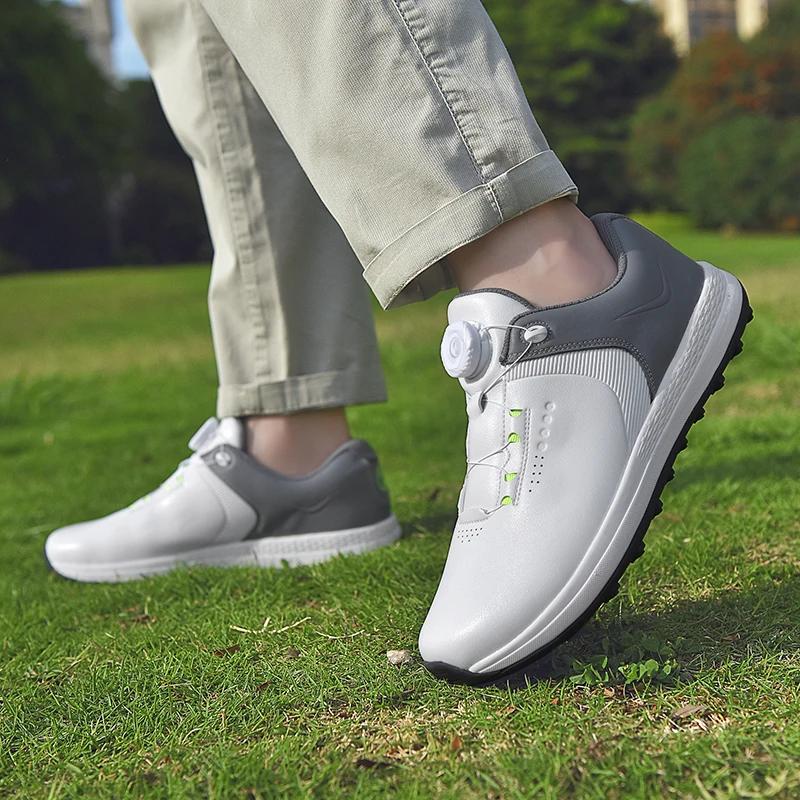 Professional Golf Shoes Men Luxury Golf Sneakers Light Weight Walking Footwears Mens Shoes