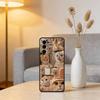 C-Cat Phone Case For Samsung S25,S24,S21,S22,S23,S30,Ultra,S20,Plus,Fe,Soft Silicone Black Cover
