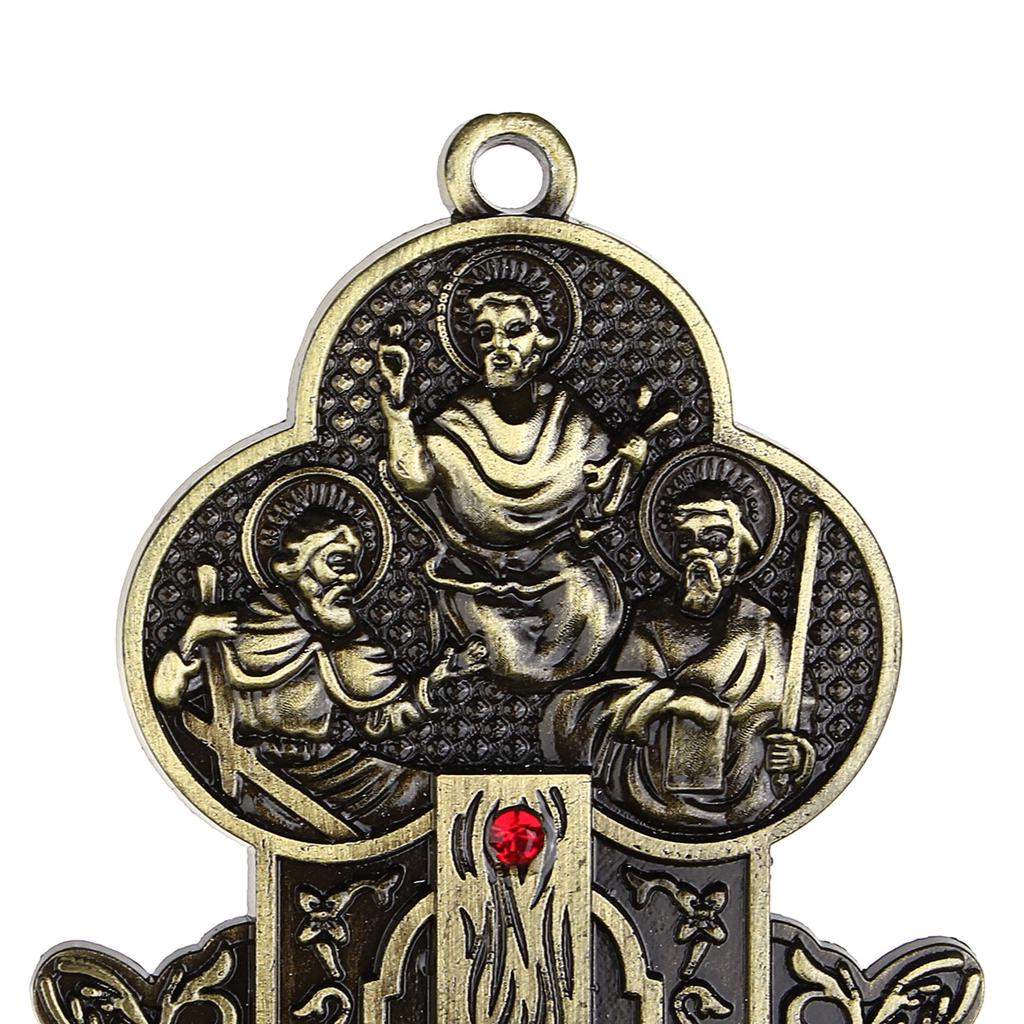 Church Relics Figurines Crucifix Jesus Christ On The Stand Cross Crucifix Home Chapel Decoration