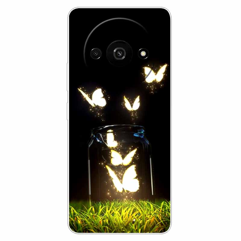 For Xiaomi Poco C61 Case Soft Silicone Lion TPU Shockproof Back Cover for Xiaomi Poco C61 Cases C 61 Cute PocoC61 Fashion Shell