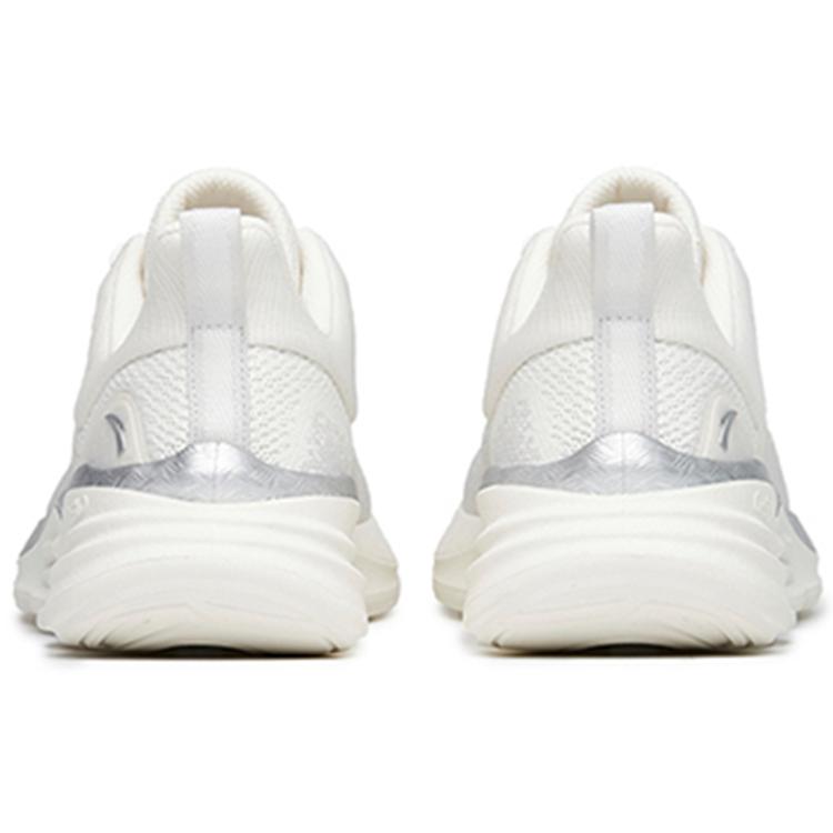 New ANTA Running Shoes Women's Low top Ivory White/Silver 922217704-1