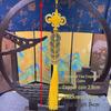 Thickened Brass Five Emperors Coins Chinese Knot Pendant for Door Hanging Decoration