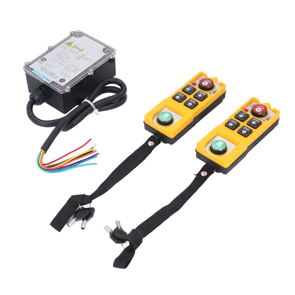 Industrielle Kranfernbedienung mit Sperre Doppelgriff-Sender und -Empfänger für Elektrohebezeug
