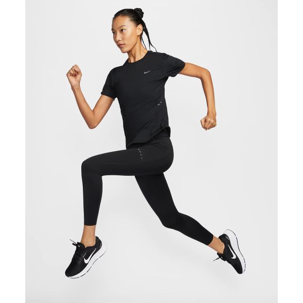 Nike Logo Round Neck Pullover Short Sleeve Breathable T-Shirt Women T-Shirt Black HM9699010