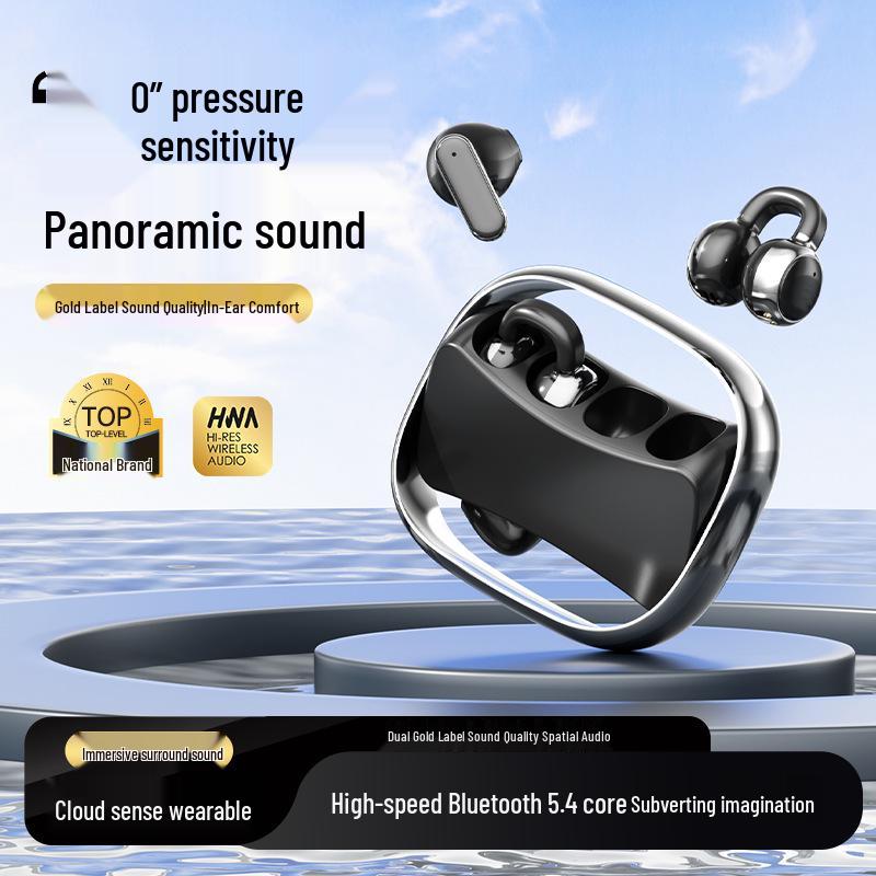 2026 Q9 Rotating Dual Wireless Clip-on Bluetooth Headphones