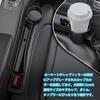 Seat Gap Filler Cushion for Series Features Cup Holder Hook Charging Cable Port Seat Gap Filler Accessory for Series Smartphone Storage Included
