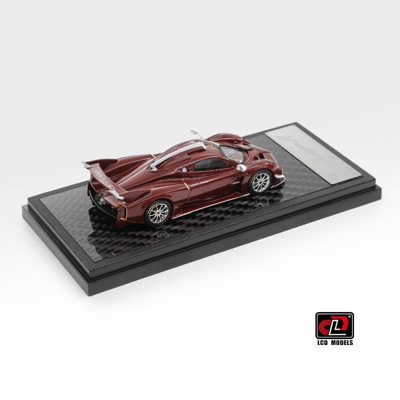 LCD 1:64 Pagani Huayra R alloy die-casting car model as a gift desktop ornament for boys