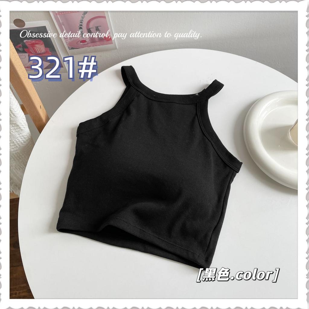 Strap Vest for Spring and Summer, Pure Cotton Back with Chest Cushion, Worn As A Base Layer, Sports Chest Wrap and Strapless Top for Women