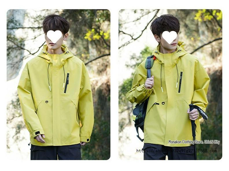 2025 Spring/Autumn Outdoor Waterproof Windbreaker Jacket for Couples