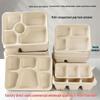 Eco-Friendly Disposable Multi-Compartment Food Containers