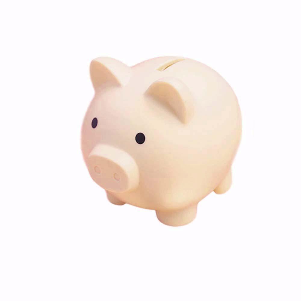 Cute Small Shatterproof Home Decor Pig Shaped Coins Storage Box Birthday Gift Money Bank Piggy Bank