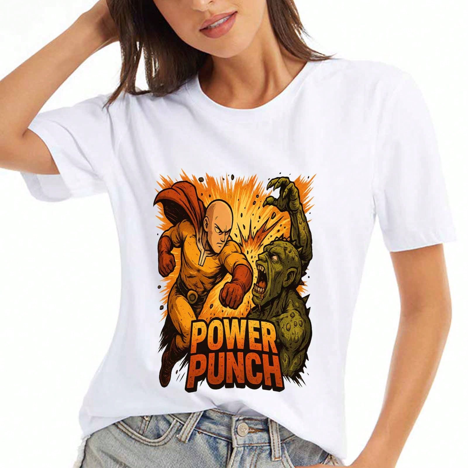 Potato With French Fries Wounisex s Cotton T Shirt, Premium Cotton Graphic, Durable, Leisure And Fashion, Potato And Fries Cartoon Design, Perfect For S разноцветный
